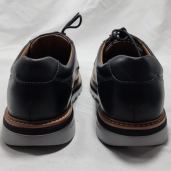 JOHNSTON & MURPHY STYLE BRAYDON PLAIN TOE MENS 9 BLACK NUBUCK NWOB ELEGANT main image 9
